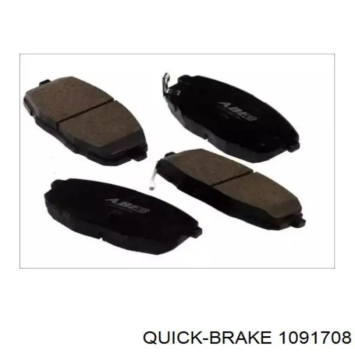 Купить 1091708 Quick Brake Комплект пружинок крепления дисковых колодок передних