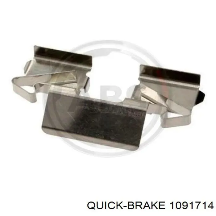1091714 Quick Brake Комплект пружинок крепления дисковых передних колодок