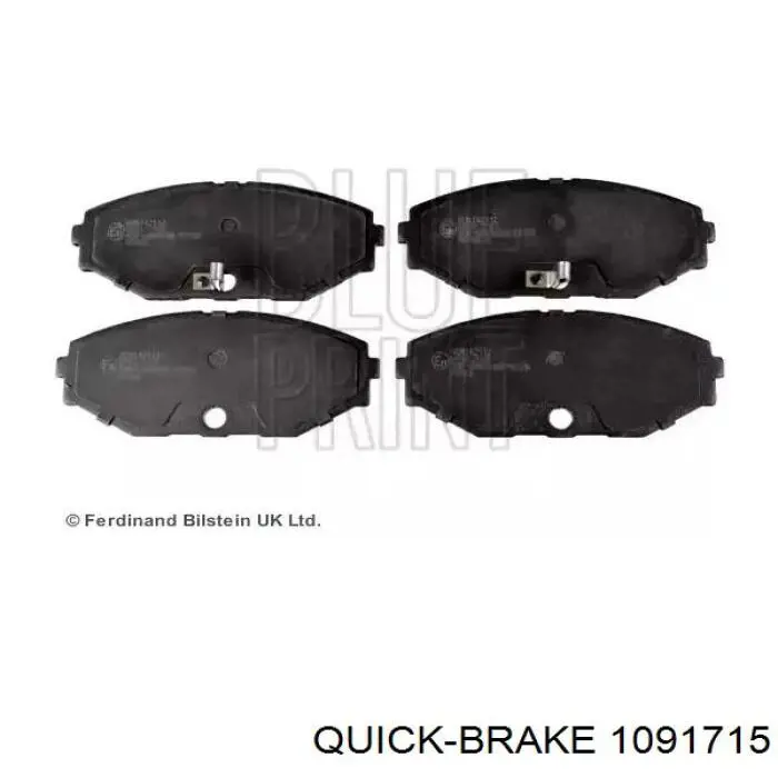 Купить 1091715 Quick Brake Комплект пружинок крепления дисковых колодок передних