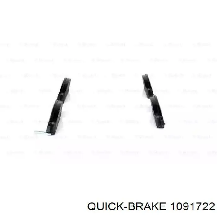 Комплект пружинок крепления дисковых колодок, передних Quick Brake 1091722 цена, от 7.69 USD
