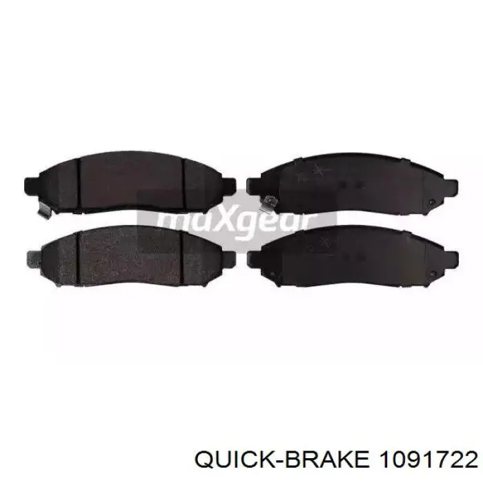 Купить 1091722 Quick Brake Комплект пружинок крепления дисковых колодок передних
