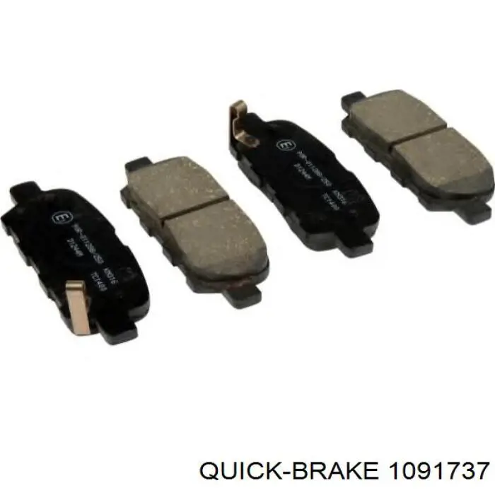 109-1737 Quick Brake suporte do freio traseiro esquerdo