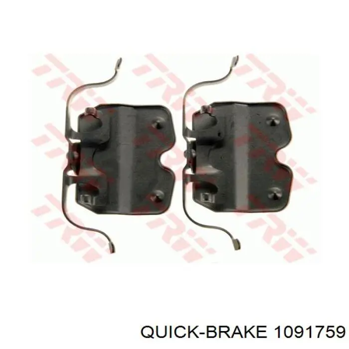 Купить 1091759 Quick Brake Комплект пружинок крепления дисковых колодок передних