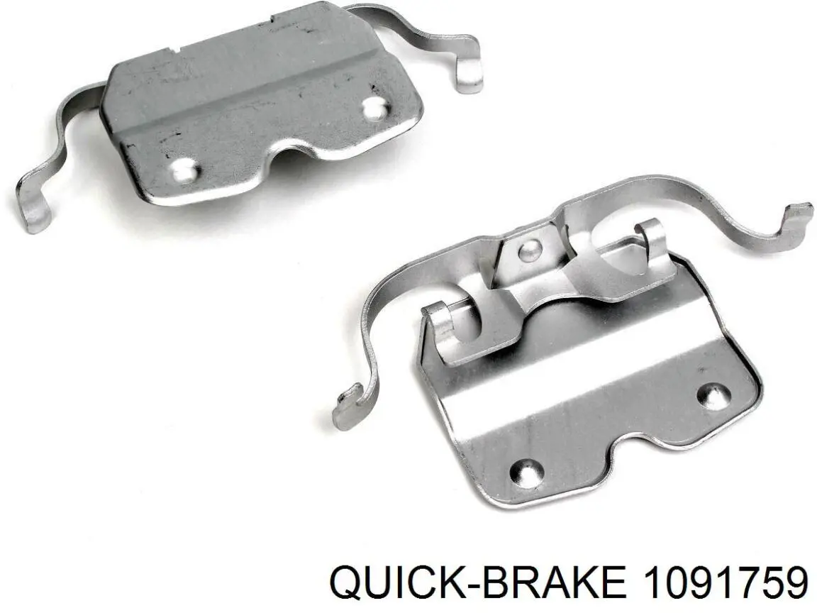 109-1759 Quick Brake комплект пружинок крепления дисковых колодок передних