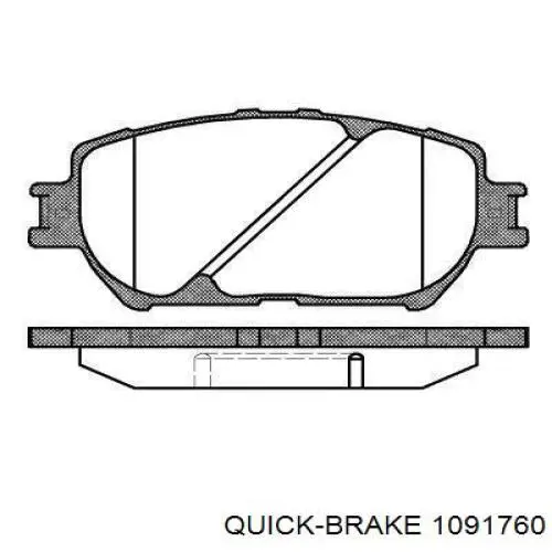 Купить 1091760 Quick Brake Комплект пружинок крепления дисковых колодок задних
