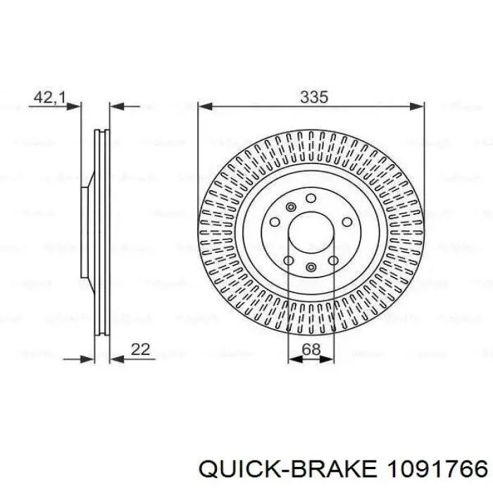 Купить 1091766 Quick Brake Ремкомплект тормозных колодок