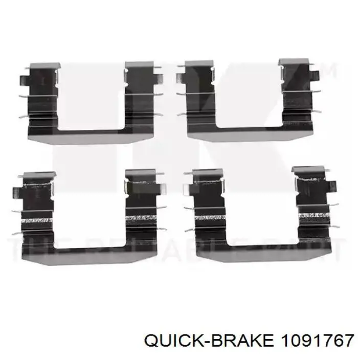 Комплект пружинок крепления дисковых колодок, передних Quick Brake 1091767 цена, от 5.85 USD
