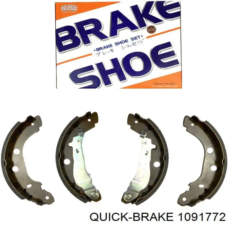 1091772 Quick Brake Комплект пружинок крепления дисковых передних колодок