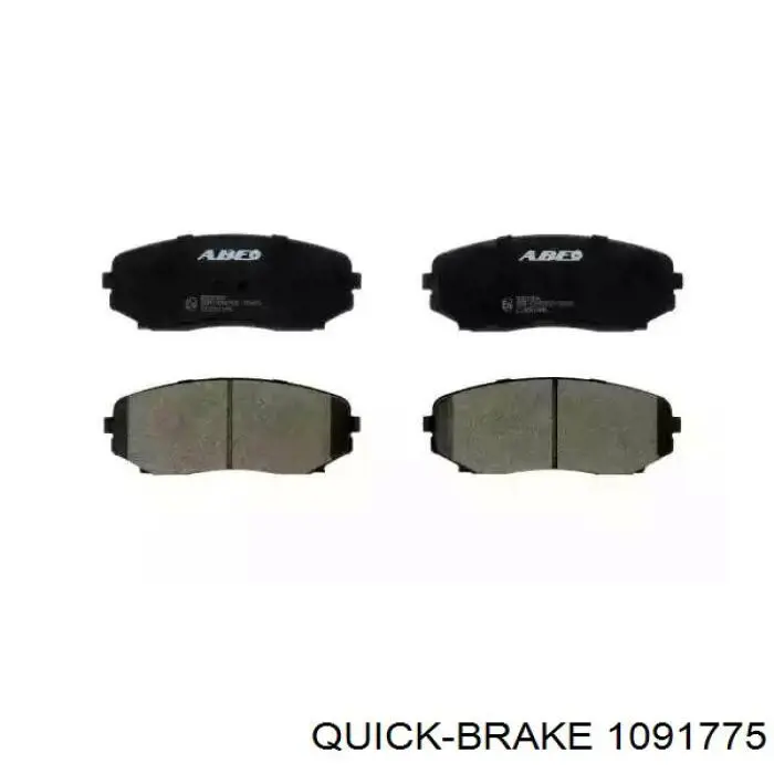 1091775 Quick Brake комплект пружинок крепления дисковых колодок передних