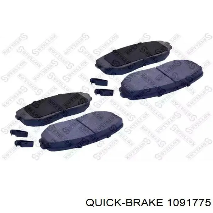 Комплект пружинок крепления дисковых колодок, передних Quick Brake 1091775 цена, от 5.91 USD