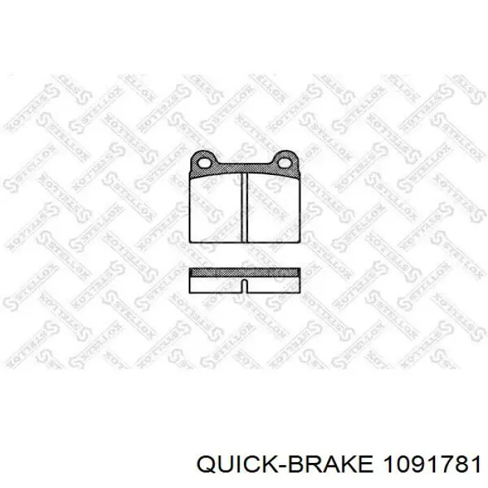 Комплект пружинок крепления дисковых колодок задних Quick Brake 1091781 цена, от 6.29 USD