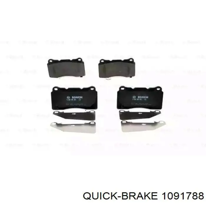 Купить 1091788 Quick Brake Ремкомплект тормозных колодок