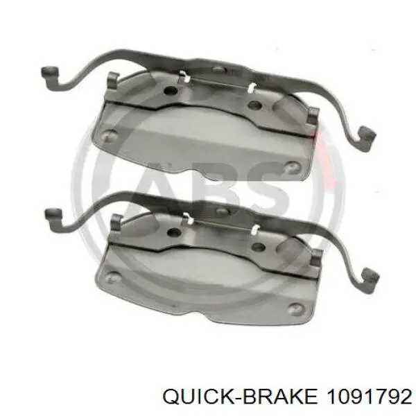 1091792 Quick Brake Комплект пружинок крепления дисковых передних колодок