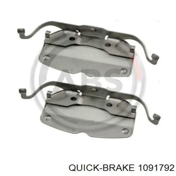 Комплект пружинок крепления дисковых колодок, передних Quick Brake 1091792 цена, от 17.37 USD
