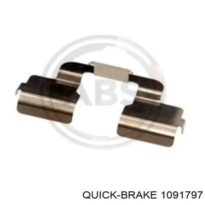 109-1797 Quick Brake ремкомплект тормозных колодок