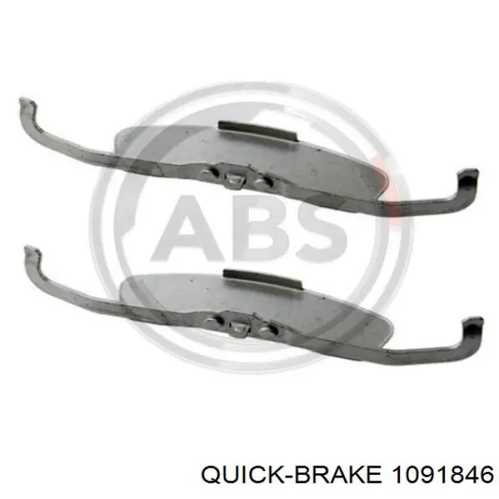 1091846 Quick Brake Комплект пружинок крепления дисковых передних колодок