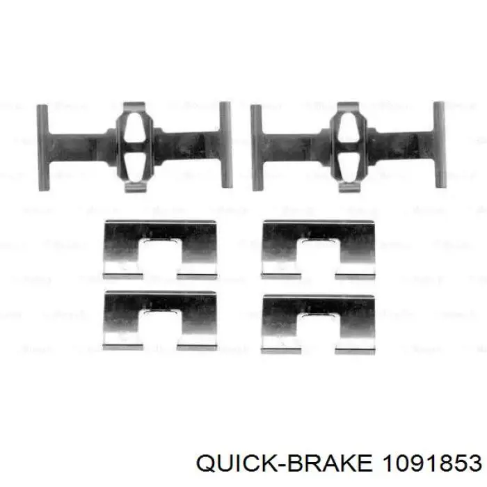 Пружинная защелка суппорта 1091853 Quick Brake