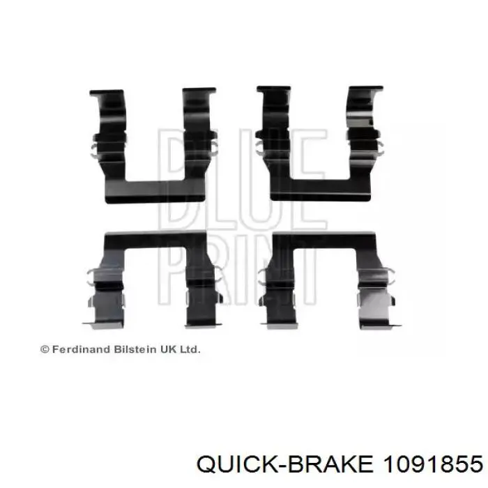 Ремкомплект тормозных колодок Quick Brake 1091855 цена, от 8.38 USD
