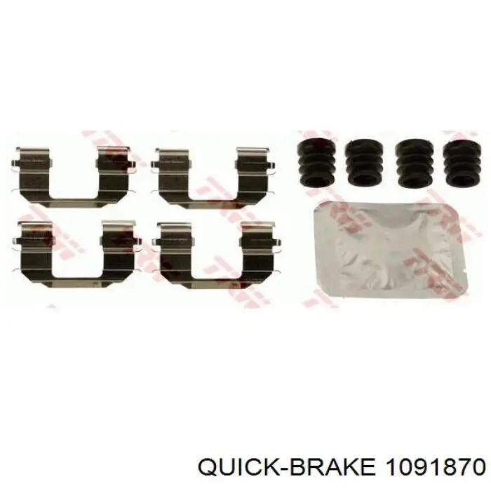 109-1870 Quick Brake комплект пружинок крепления дисковых колодок передних