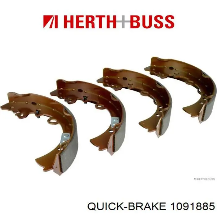 Ремкомплект тормозных колодок Quick Brake 1091885 цена, от 10.56 USD