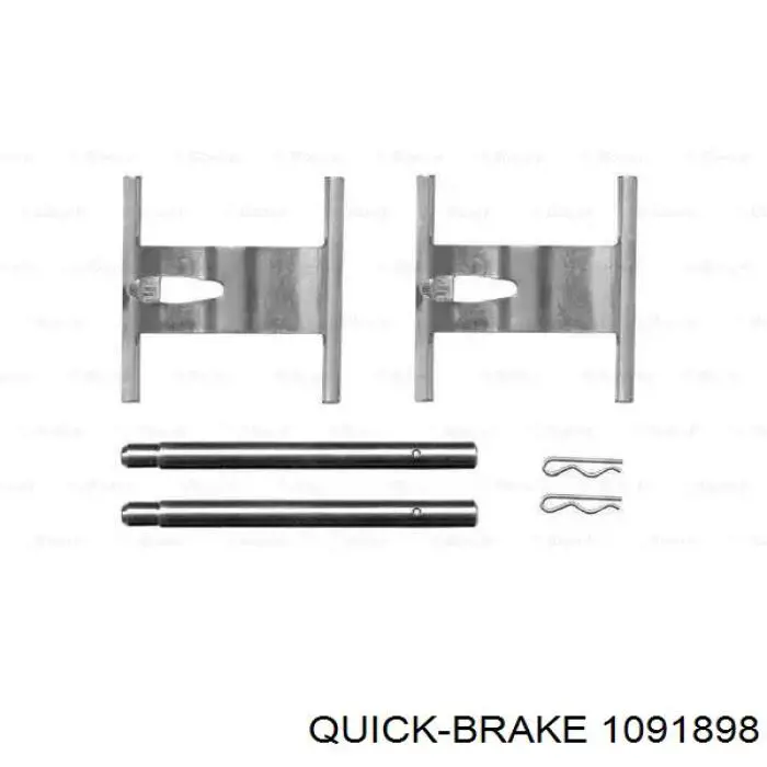 Пружинная защелка суппорта 1091898 Quick Brake