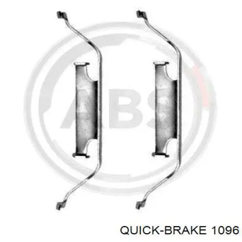 Conjunto De Muelles Almohadilla Discos Delanteros 1096 Quick Brake