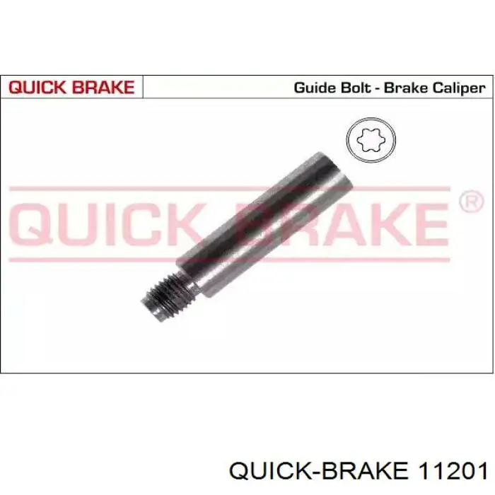 11201 Quick Brake guia de suporte traseiro