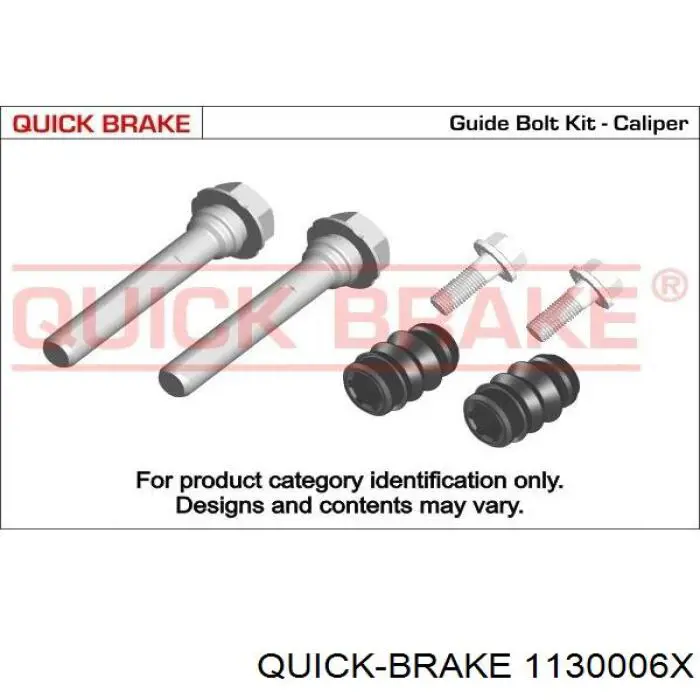 113-0006X Quick Brake kit de reparação de suporte do freio dianteiro