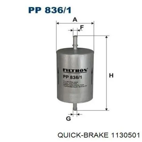 1130501 Quick Brake Пружинная защелка суппорта