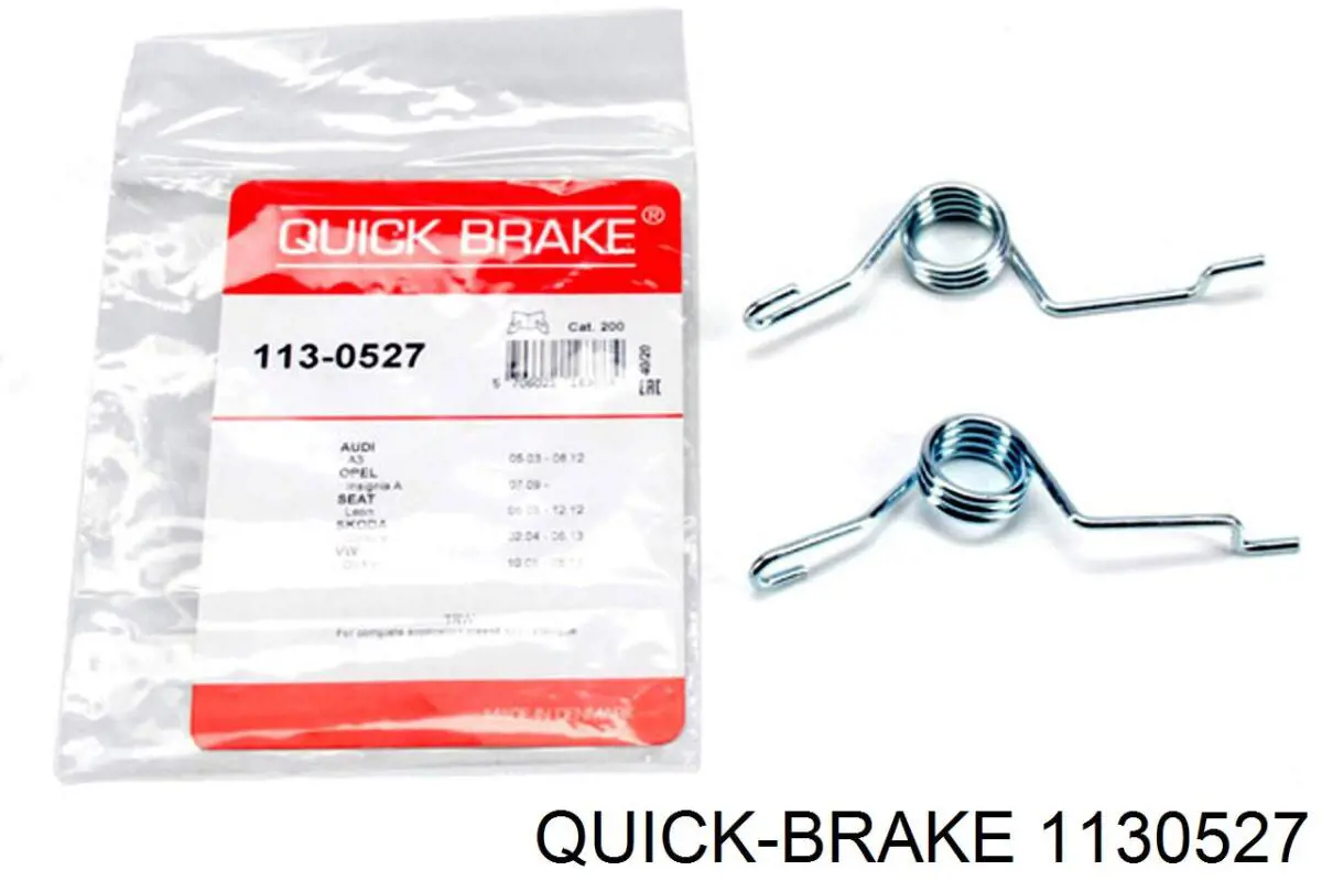 113-0527 Quick Brake fechadura de mola de suporte