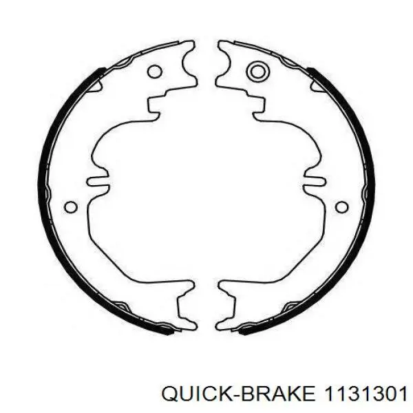 Ремкомплект тормозной системы Quick Brake 1131301 цена, от 2.81 USD
