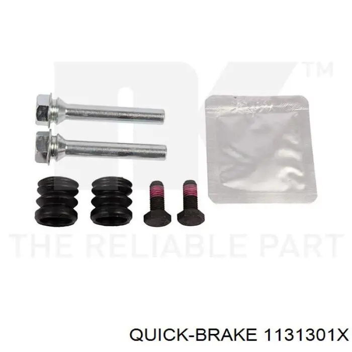 Ремкомплект супорту гальмівного переднього 1131301X Quick Brake
