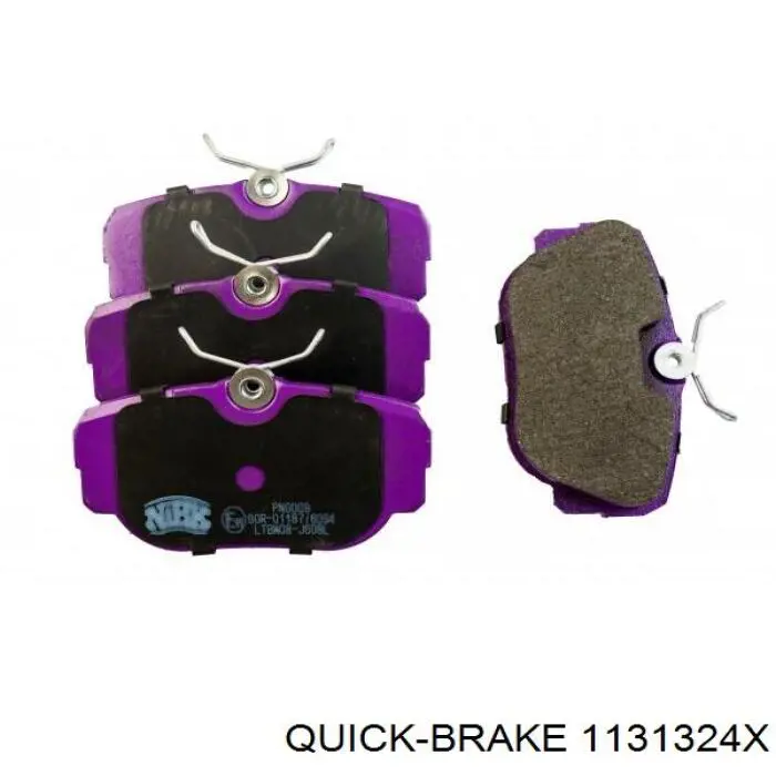 Купить 1131324X Quick Brake Ремкомплект суппорта тормозного, заднего