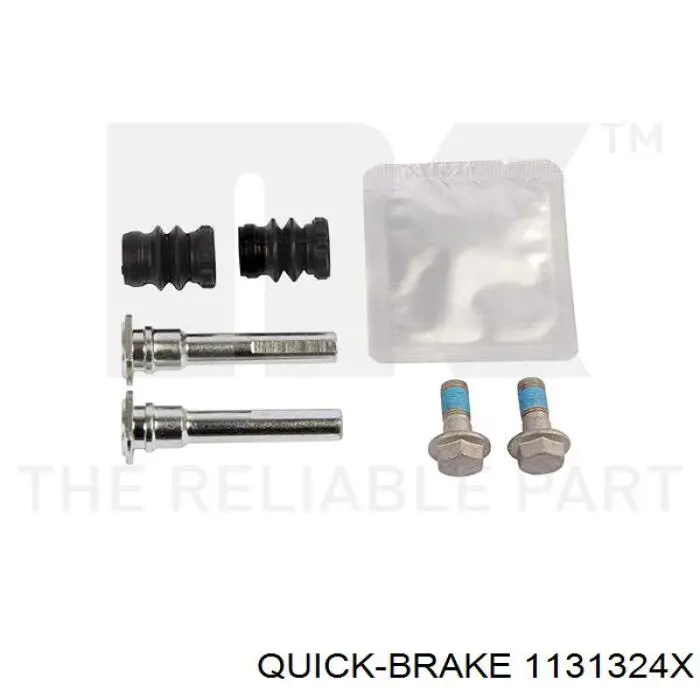 Juego de reparación, pinza de freno trasero 1131324X Quick Brake