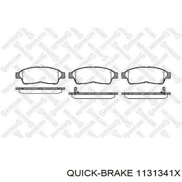 Ремкомплект тормозного суппорта переднего Quick Brake 1131341X