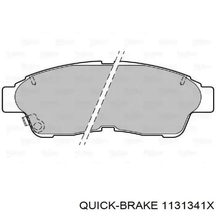 1131341X Quick Brake Ремкомплект суппорта тормозного, переднего