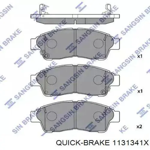Ремкомплект тормозной системы Quick Brake 1131341X цена, от 6.59 USD