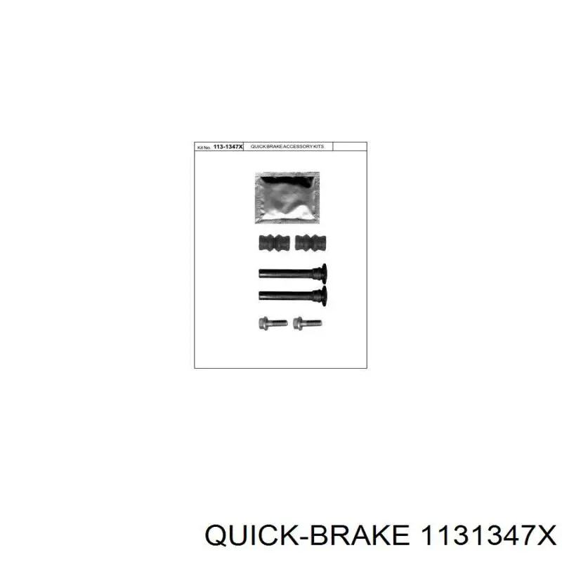 Juego de reparación, pinza de freno delantero 1131347X Quick Brake