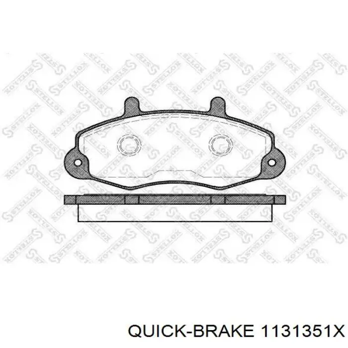 Guía de la pinza delantera 1131351X Quick Brake