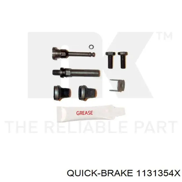 Juego de reparación, pinza de freno delantero 1131354X Quick Brake