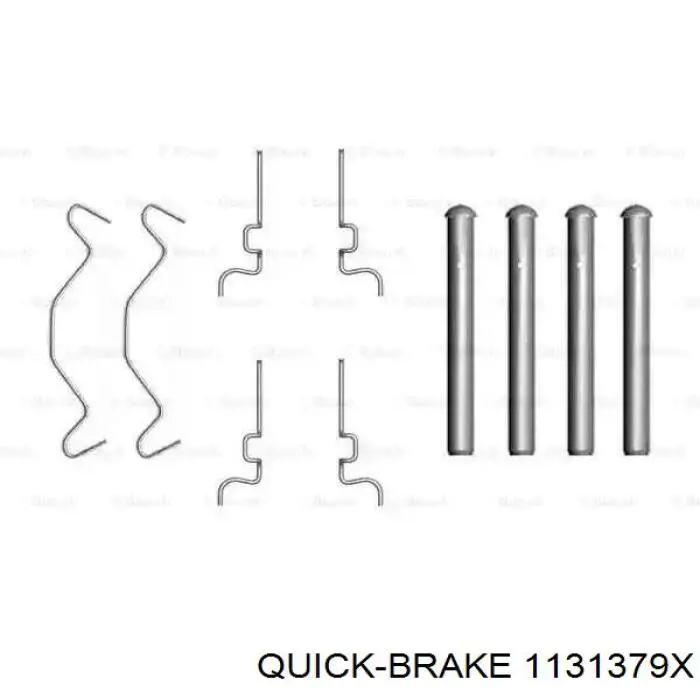 1131379X Quick Brake Ремкомплект суппорта тормозного, переднего