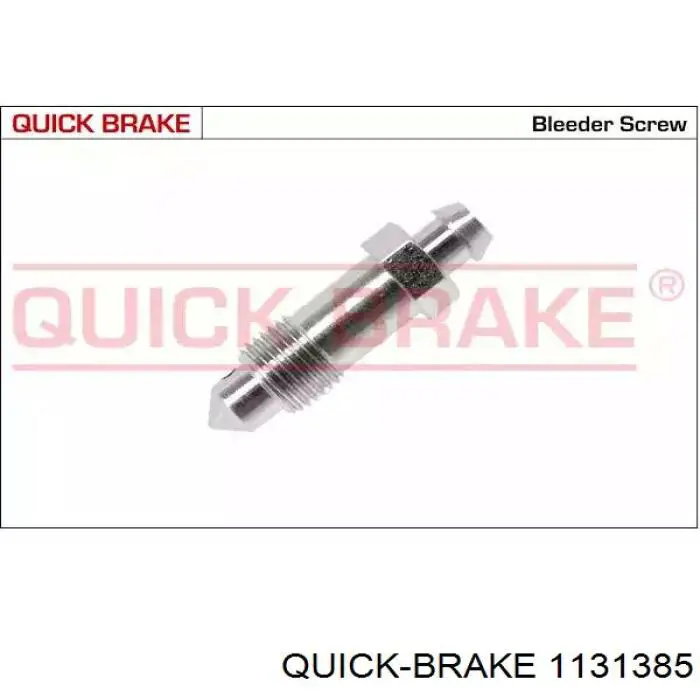 Задние тормозные колодки 1131385 Quick Brake