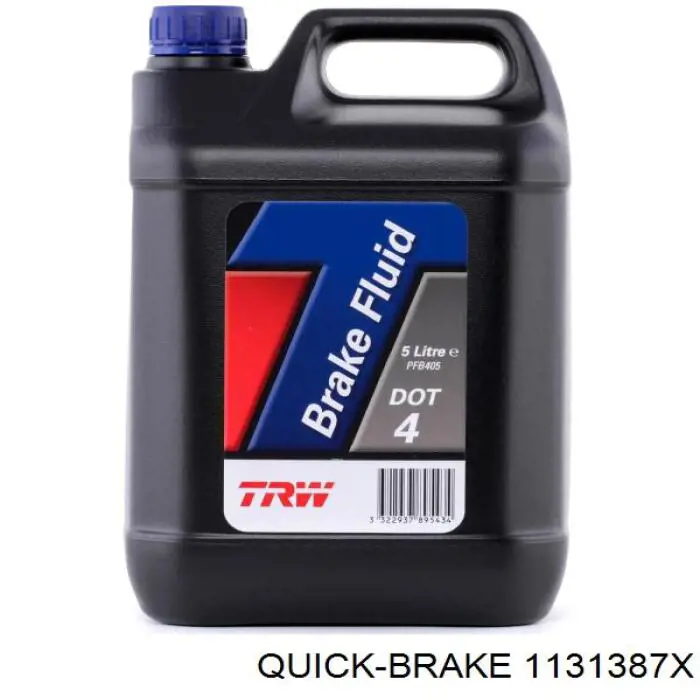 1131387X Quick Brake Ремкомплект суппорта тормозного, переднего