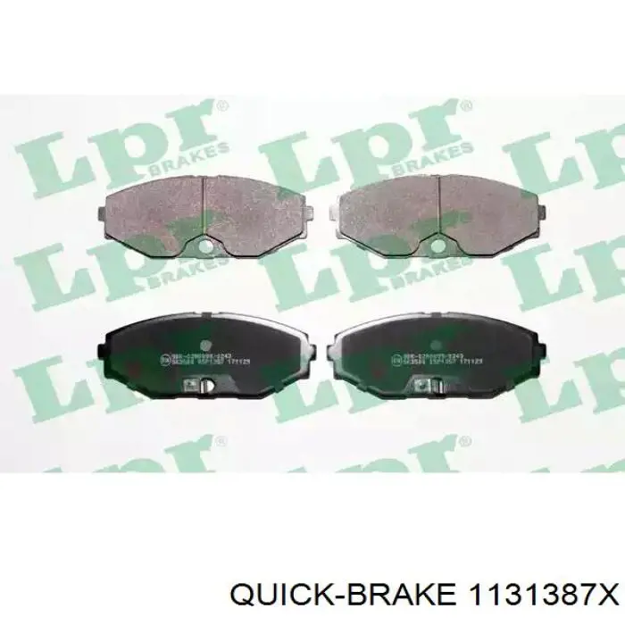 Купить 1131387X Quick Brake Ремкомплект переднего суппорта
