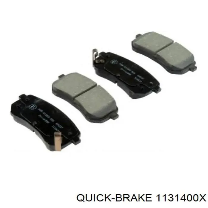Ремкомплект тормозного суппорта переднего Quick Brake 1131400X