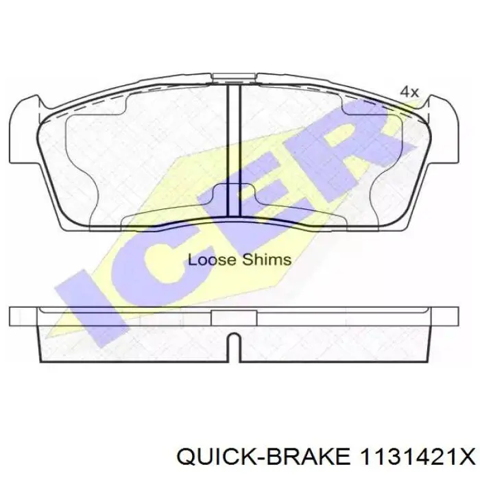 1131421X Quick Brake 