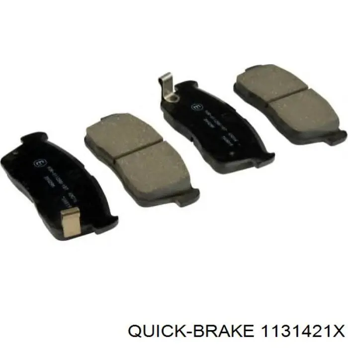 1131421X Quick Brake Ремкомплект суппорта тормозного, переднего