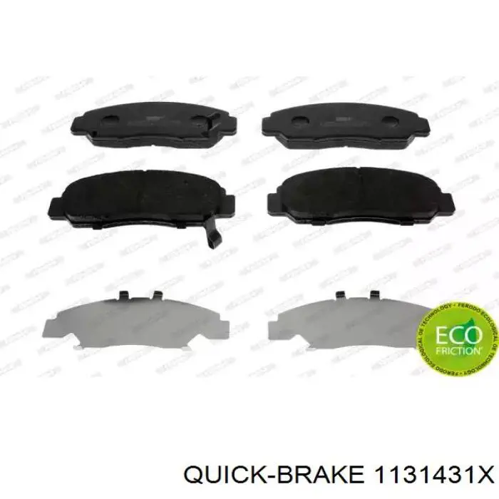 Ремкомплект тормозного суппорта переднего Quick Brake 1131431X
