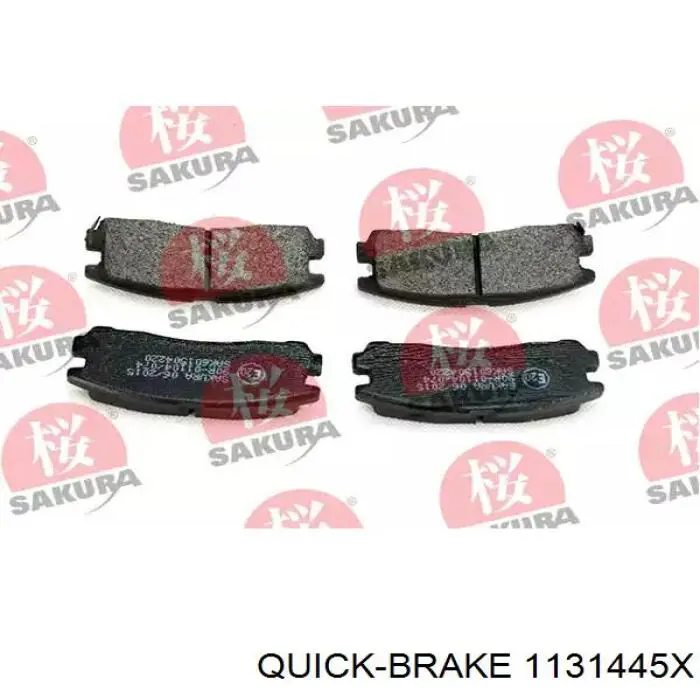 113-1445X Quick Brake suporte do freio traseiro esquerdo