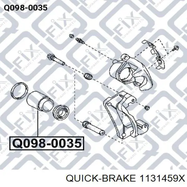 Ремкомплект тормозной системы Quick Brake 1131459X цена, от 6.42 USD